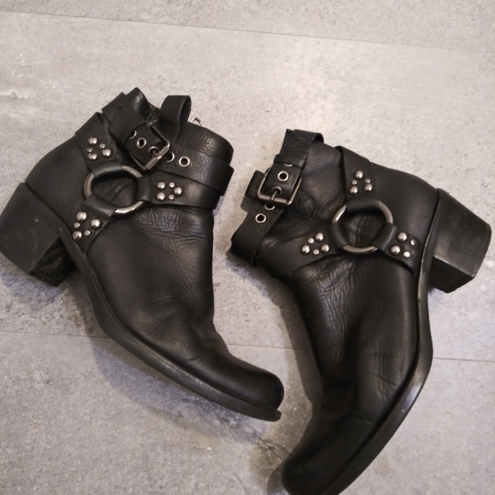 Cole Haan G series Harness Moto Boots